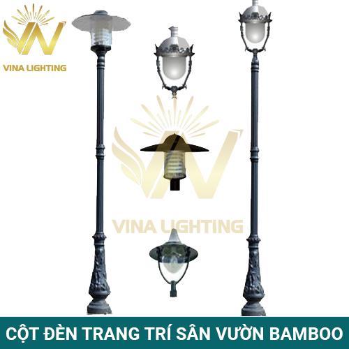 Cột đèn trang trí sân vườn Bamboo