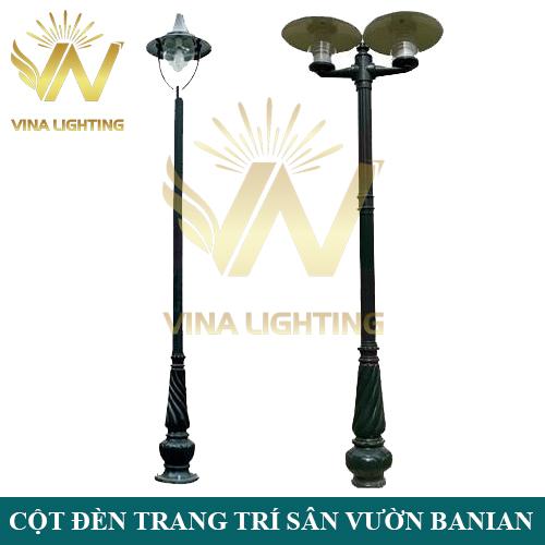 Cột đèn trang trí sân vườn Banian - Thiết Bị Chiếu Sáng Vina Lighting - Công Ty TNHH Thiết Bị Điện Và Chiếu Sáng Đô Thị Vina Lighting