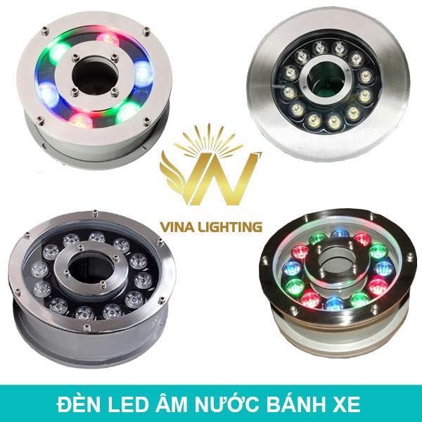 Đèn Led âm nước bánh xe 3w 6 9w 12w 18w