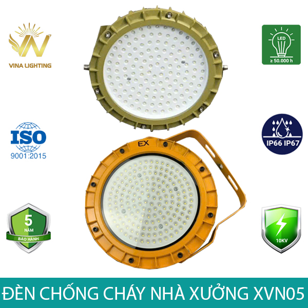 Đèn nhà xưởng chống cháy nổ