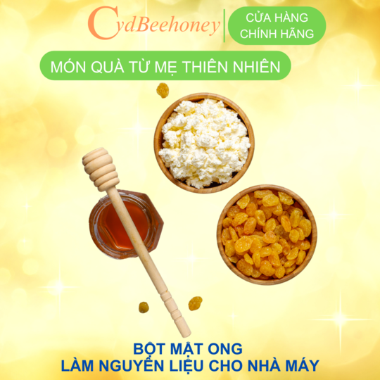 Bột mật ong dùng trong sản xuất bột rau củ, cà phê