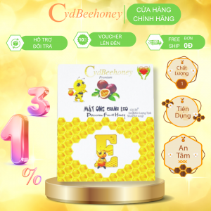 Hộp Mật Ong Chanh Leo 12x10g - Mật Ong CvdBeehoney - Công Ty TNHH Mật Ong CvdBeehoney