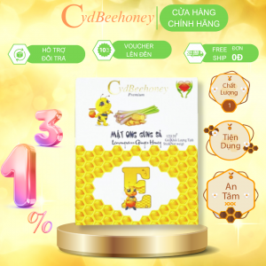 Hộp Mật Ong Gừng Sả 12x10g - Mật Ong CvdBeehoney - Công Ty TNHH Mật Ong CvdBeehoney