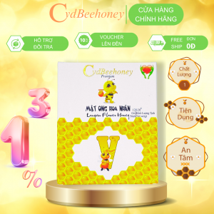 Mật Ong Hoa Nhãn Nguyên Chất 1L (1400g) - Mật Ong CvdBeehoney - Công Ty TNHH Mật Ong CvdBeehoney