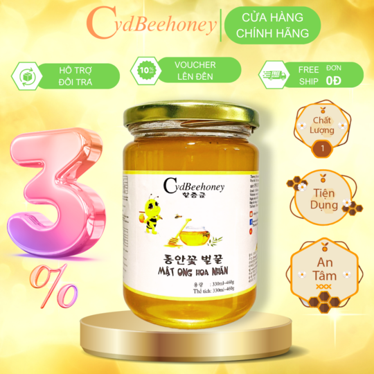 Mật ong hoa nhãn 330ml 460g