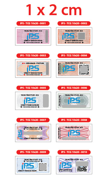 In tem chống giả - In Thẻ Cào, In Decal IPS - Công Ty TNHH Sản Xuất Thương Mại IPS