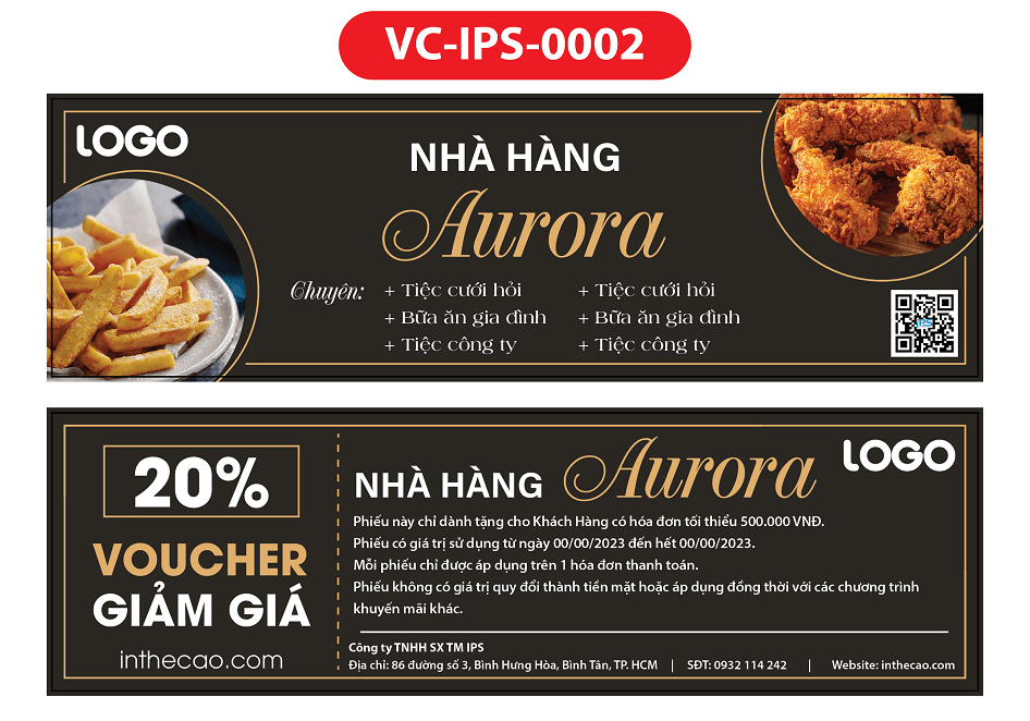 In voucher  - In Thẻ Cào, In Decal IPS - Công Ty TNHH Sản Xuất Thương Mại IPS