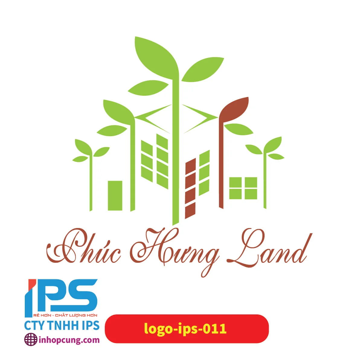 Thiết kế logo thương hiệu - In Thẻ Cào, In Decal IPS - Công Ty TNHH Sản Xuất Thương Mại IPS