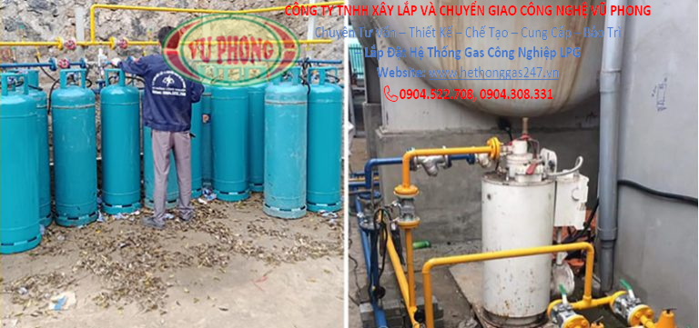 Lắp đặt hệ thống Gas công nghiệp LPG