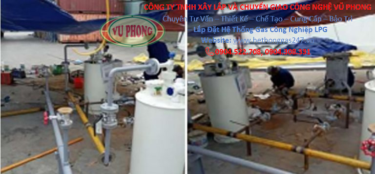 Lắp đặt hệ thống gas công nghiệp LPG