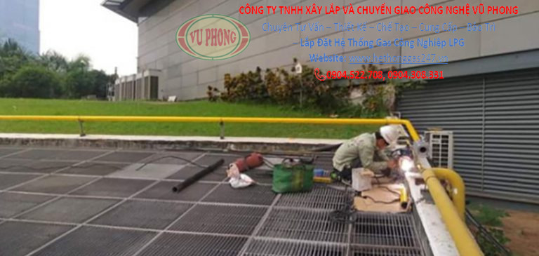 Lắp đặt hệ thống gas công nghiệp LPG