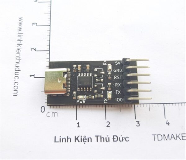 USB UART CH340 kiêm mạch nạp ESP32 ESP8266 cổng type C V1 - Linh Kiện Thủ Đức - Công Ty TNHH TDLOGY