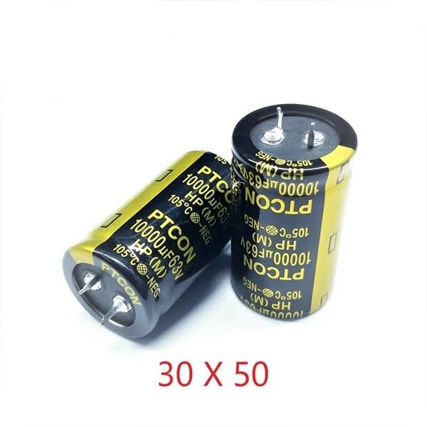 Tụ lọc nguồn amply 10000uF 63V PTCON