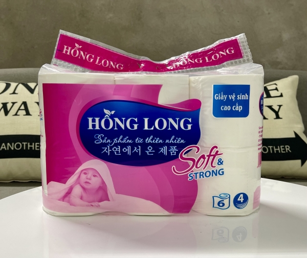 Giấy vệ sinh cao cấp Hồng Long