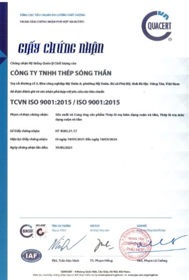 Chứng nhận TCVN ISO 9001:2015