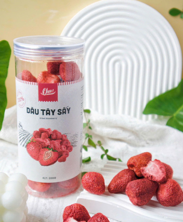 Dâu Tây Sấy Thăng Hoa Hũ 200g