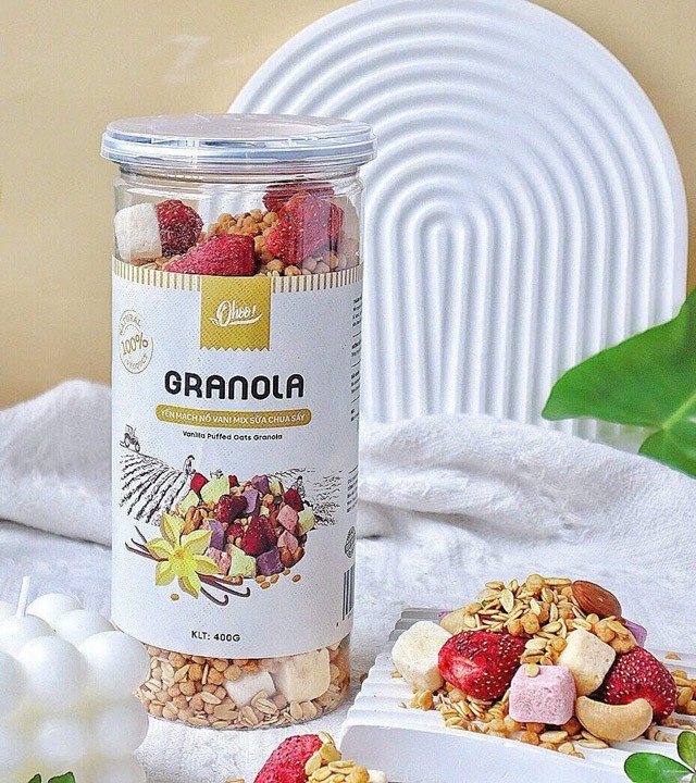 Granola Yến Mạch Nổ Vani 400g
