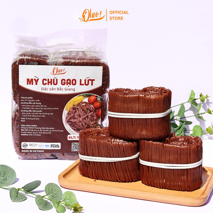 Mỳ Chũ Gạo Lứt Ohoo Foods