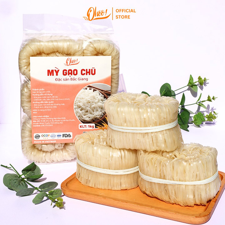 Mỳ Chũ Gạo Trắng Ohoo Foods