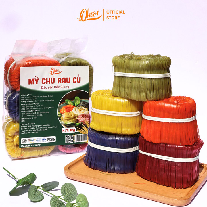 Mỳ Chũ Rau Củ 5 Vị Ohoo Foods