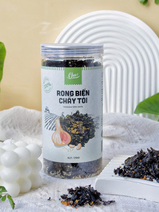 Rong Biển Cháy Tỏi 170g