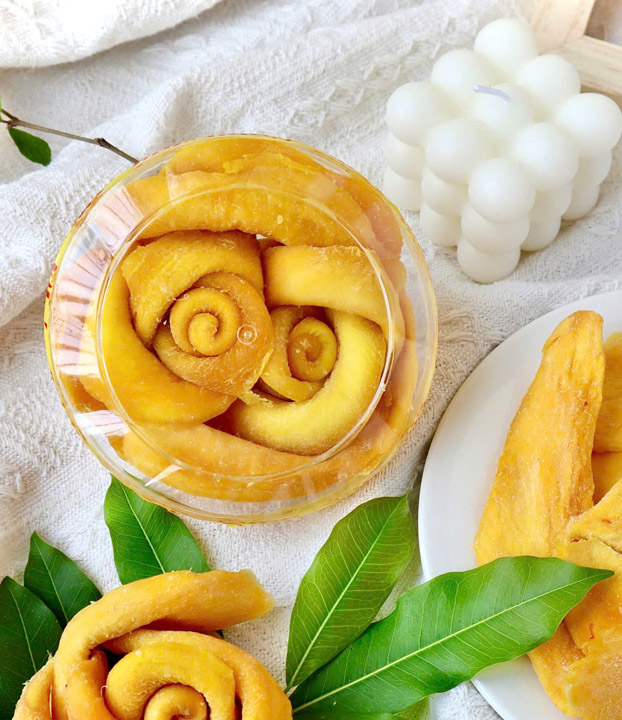 Xoài Sấy Dẻo Xếp Hoa 250g