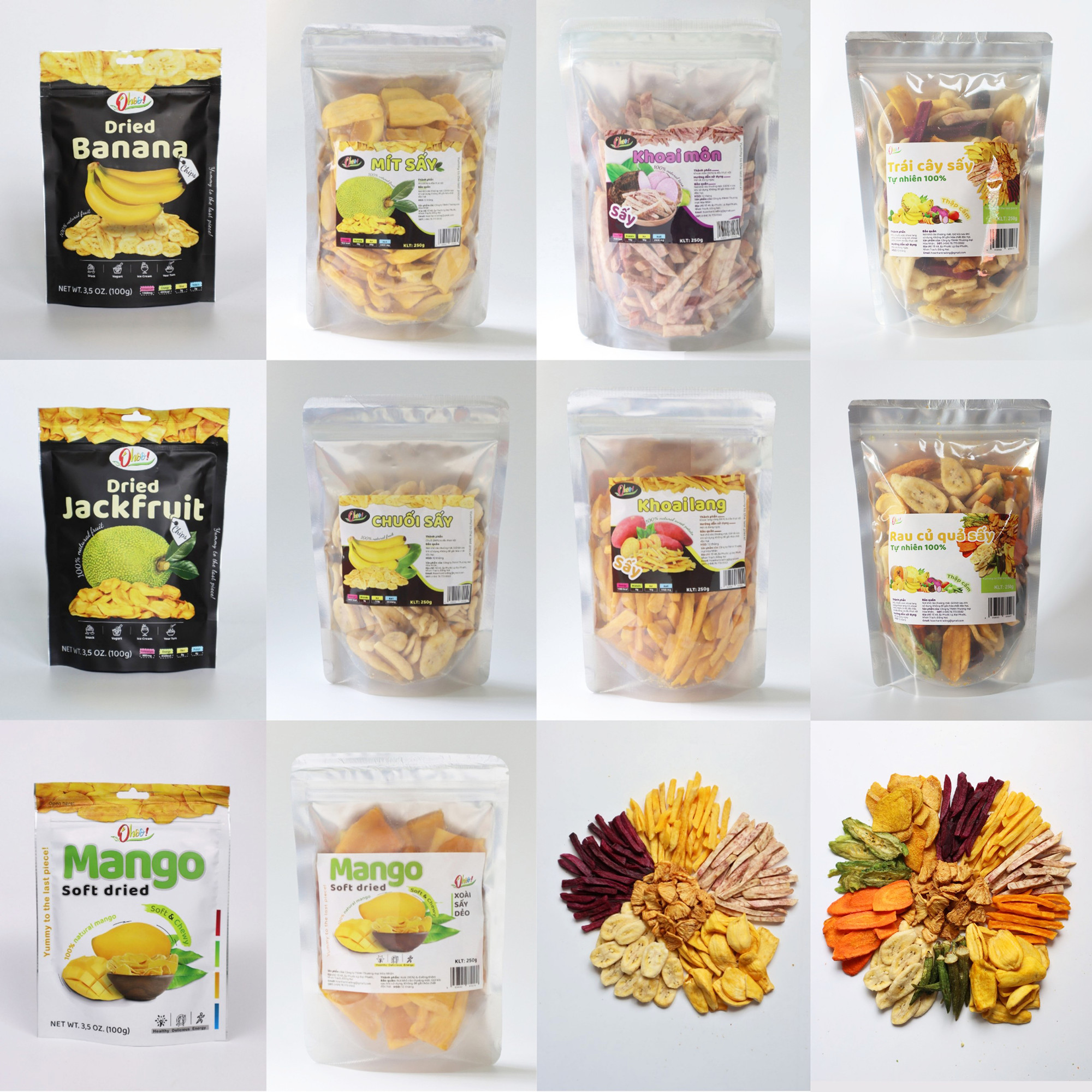 Trái cây sấy - Ohoo Foods - Công Ty TNHH Thương Mại Hòa Nhân