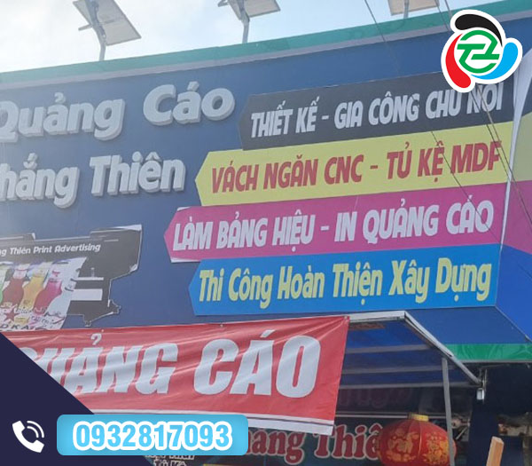 Bảng hiệu quảng cáo Thắng Thiên