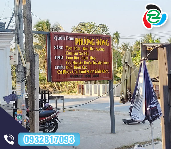 Bảng hiệu quảng cáo quán cơm