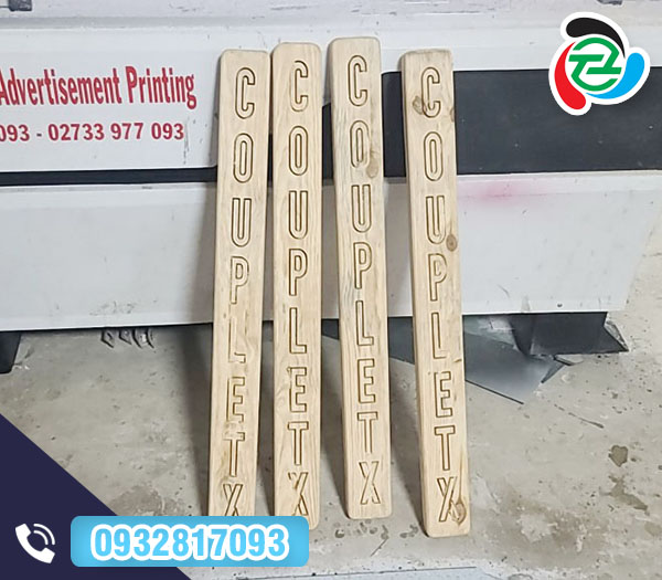 Dịch vụ thiết kế, thi công biển tên gỗ