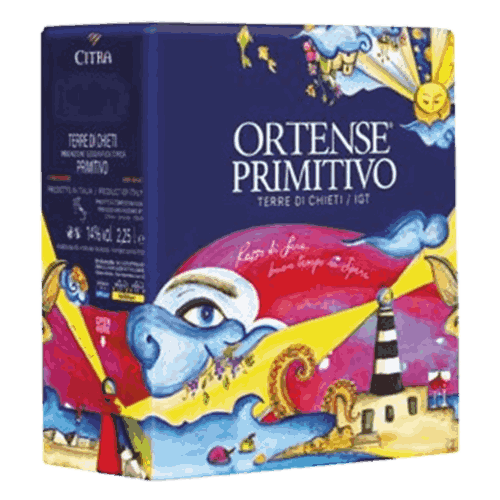Rượu vang ý bịch Ortese Primitivo