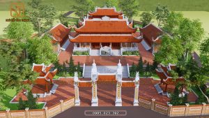 Thiết kế chùa Khánh Long Tự tại Phú Thọ