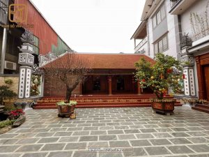 Công trình nhà gỗ 3 gian 1 buồng tại Hà Nội - Nhà Gỗ Vĩnh Thành - Công Ty TNHH Kiến Trúc Vĩnh Thành