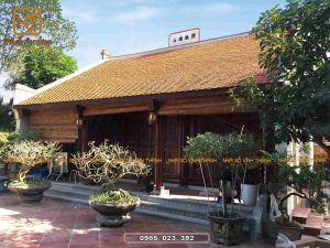 Công trình nhà gỗ lim 3 gian tại Hưng Yên - Nhà Gỗ Vĩnh Thành - Công Ty TNHH Kiến Trúc Vĩnh Thành