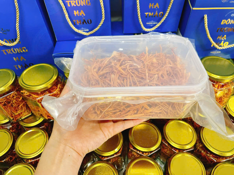 Nấm đông trùng hạ thảo đóng hộp