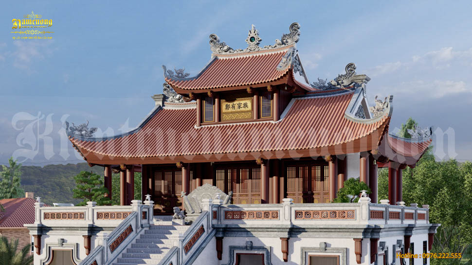 Thiết kế nhà thờ họ đẹp
