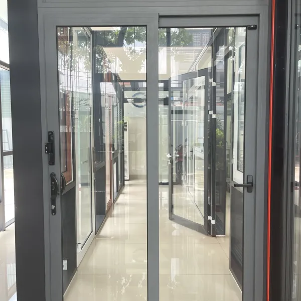 Cửa lùa nhôm kính 2 cánh