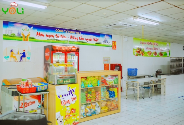Dịch vụ nấu ăn trực tiếp tại nhà máy