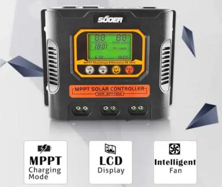 Bộ điều khiển sạc năng lượng mặt trời MPPT 20A - Quỳnh An Solar - Công Ty TNHH Xây Dựng Và Công Nghệ Quỳnh An