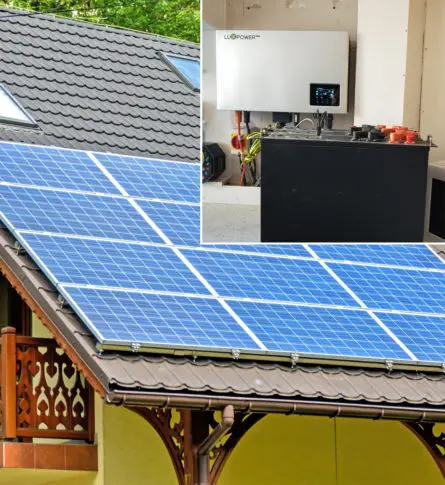 Combo Luxury hòa lưới tránh mất điện khi mất điện lưới EVN - Quỳnh An Solar - Công Ty TNHH Xây Dựng Và Công Nghệ Quỳnh An