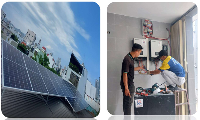 Dự án điện mặt trời áp mái - Quỳnh An Solar - Công Ty TNHH Xây Dựng Và Công Nghệ Quỳnh An