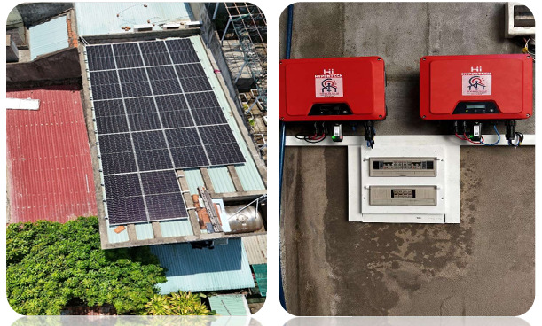 Dự án điện mặt trời áp mái - Quỳnh An Solar - Công Ty TNHH Xây Dựng Và Công Nghệ Quỳnh An