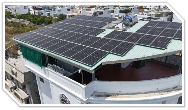 Dự án điện mặt trời áp mái - Quỳnh An Solar - Công Ty TNHH Xây Dựng Và Công Nghệ Quỳnh An