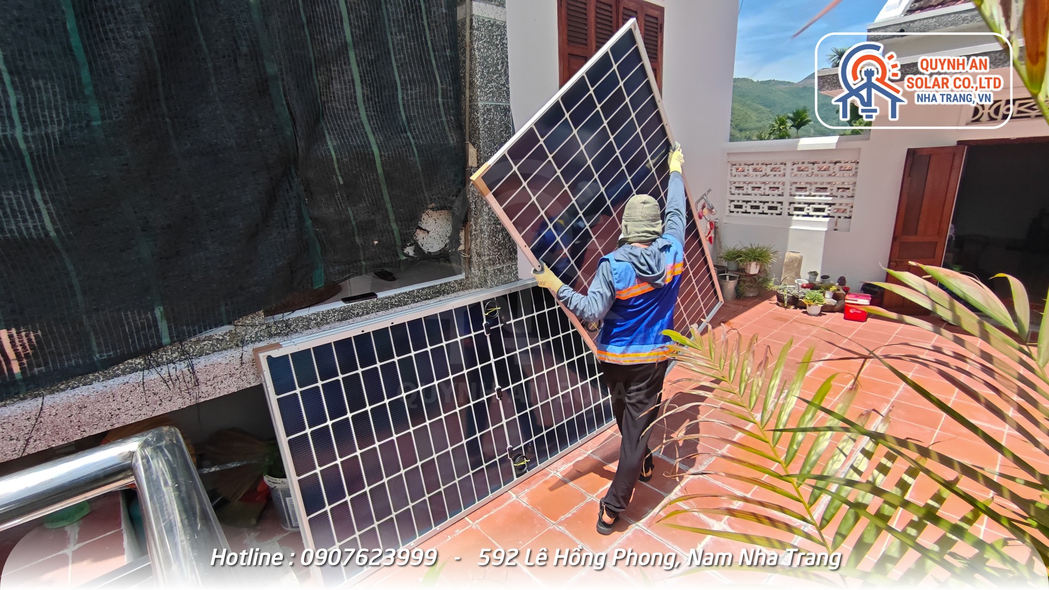 Hình ảnh thi công - Quỳnh An Solar - Công Ty TNHH Xây Dựng Và Công Nghệ Quỳnh An