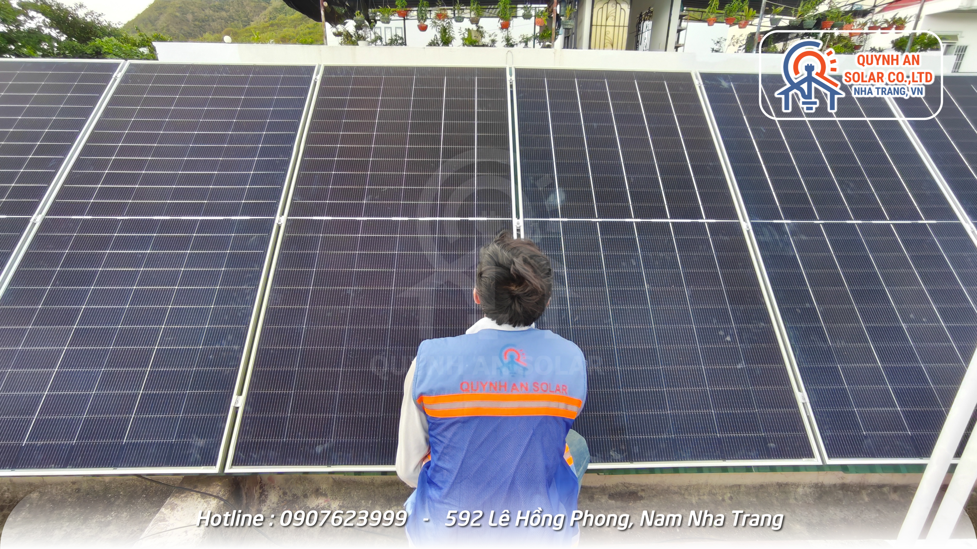 Hình ảnh thi công - Quỳnh An Solar - Công Ty TNHH Xây Dựng Và Công Nghệ Quỳnh An