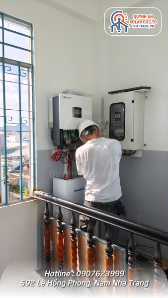Hình ảnh thi công - Quỳnh An Solar - Công Ty TNHH Xây Dựng Và Công Nghệ Quỳnh An