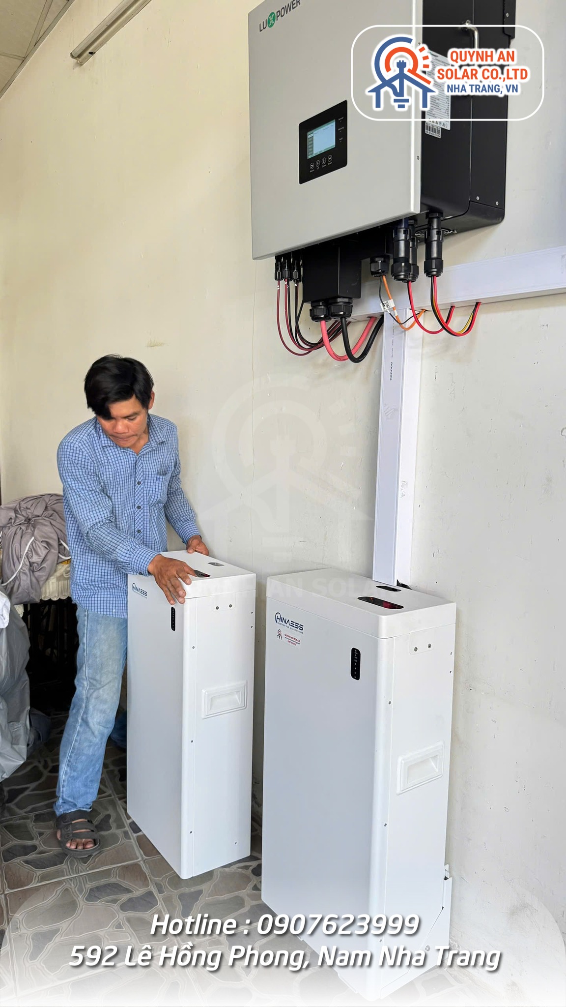 Hình ảnh thi công - Quỳnh An Solar - Công Ty TNHH Xây Dựng Và Công Nghệ Quỳnh An
