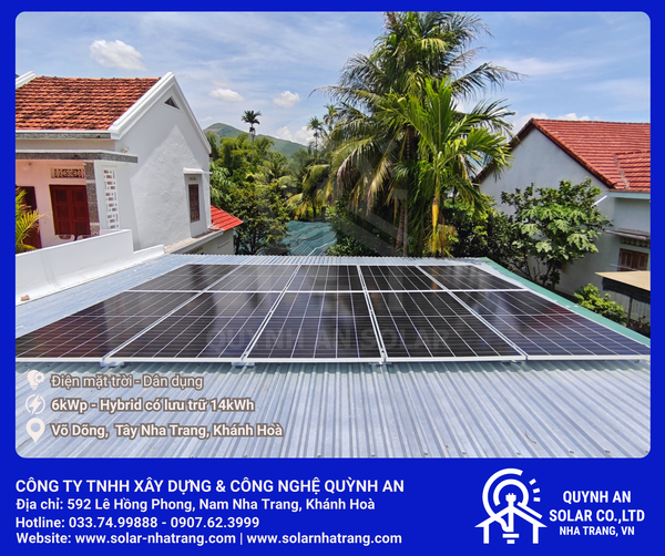 Hình ảnh thực tế - Quỳnh An Solar - Công Ty TNHH Xây Dựng Và Công Nghệ Quỳnh An