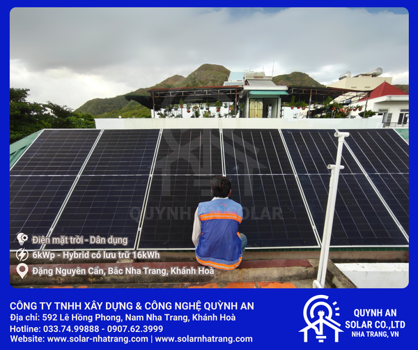 Hình ảnh thực tế - Quỳnh An Solar - Công Ty TNHH Xây Dựng Và Công Nghệ Quỳnh An