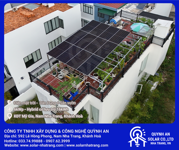 Hình ảnh thực tế - Quỳnh An Solar - Công Ty TNHH Xây Dựng Và Công Nghệ Quỳnh An